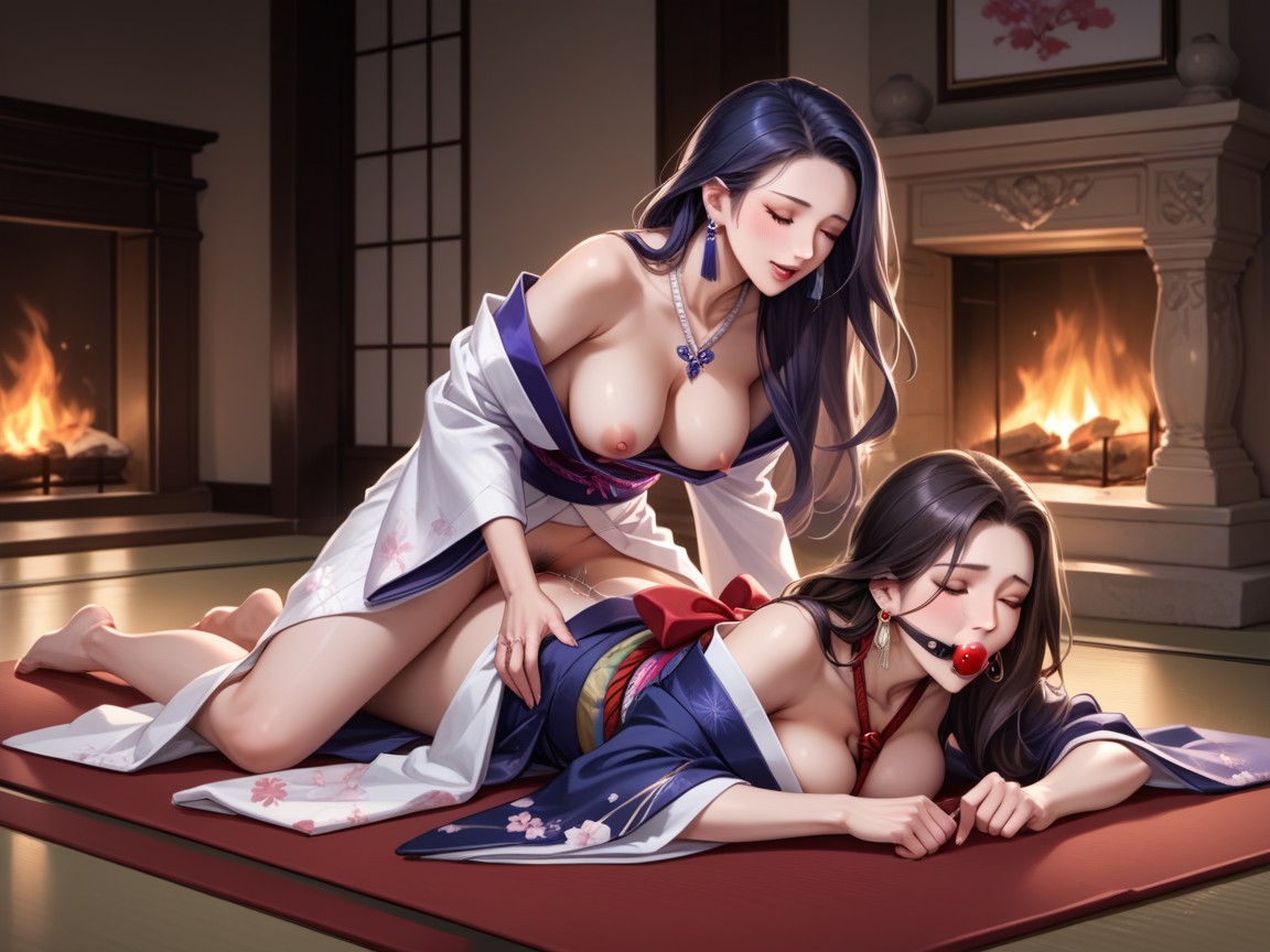 Medium Breast, Long Hair, Bust Shot Hentai AI Porn