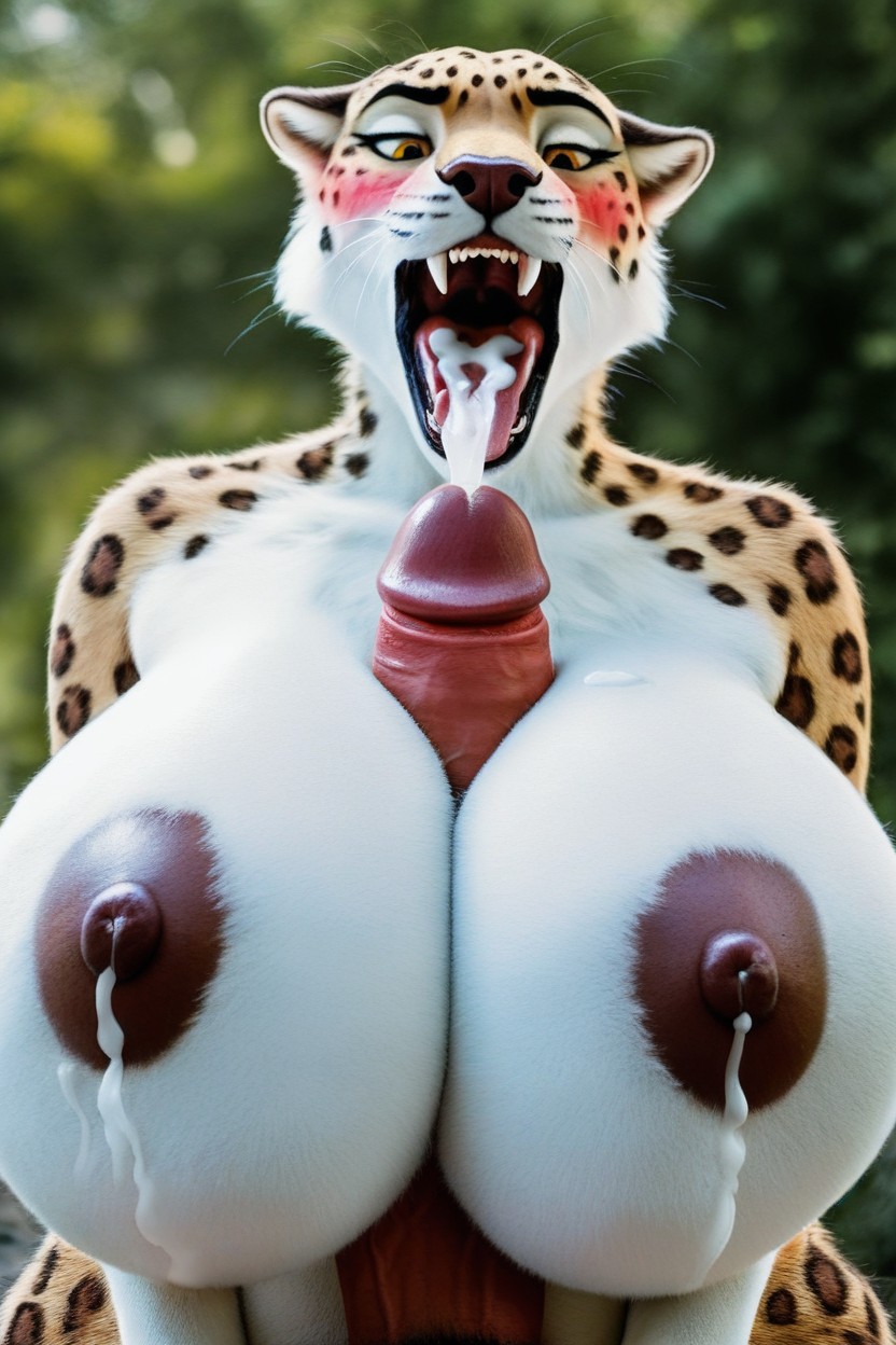 Pov Fellatio, Squeezing Breasts, Bukakke Furry AI Porn