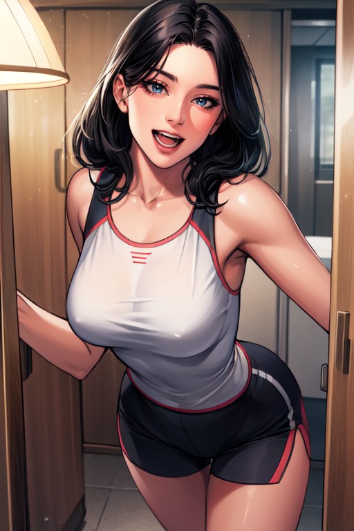 20s, Comic, Sporty Shorts AI Porn