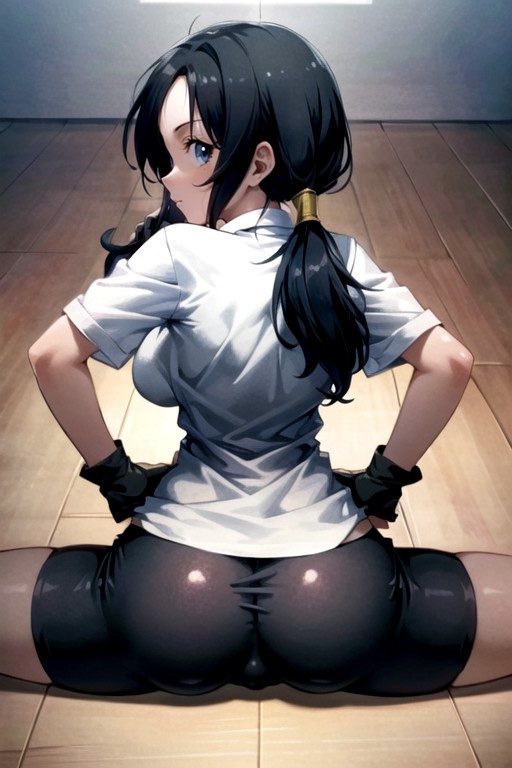 Videl (dragon Ball Z), Splits (rear View), Small Ass AI Porn