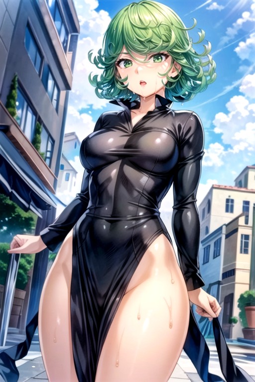 Tatsumaki One Punch Man, Wet Pussy, 2人AIポルノ