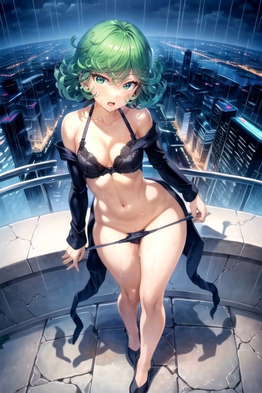 Tatsumaki (one Punch Man), Smacking, Standing AI Porn