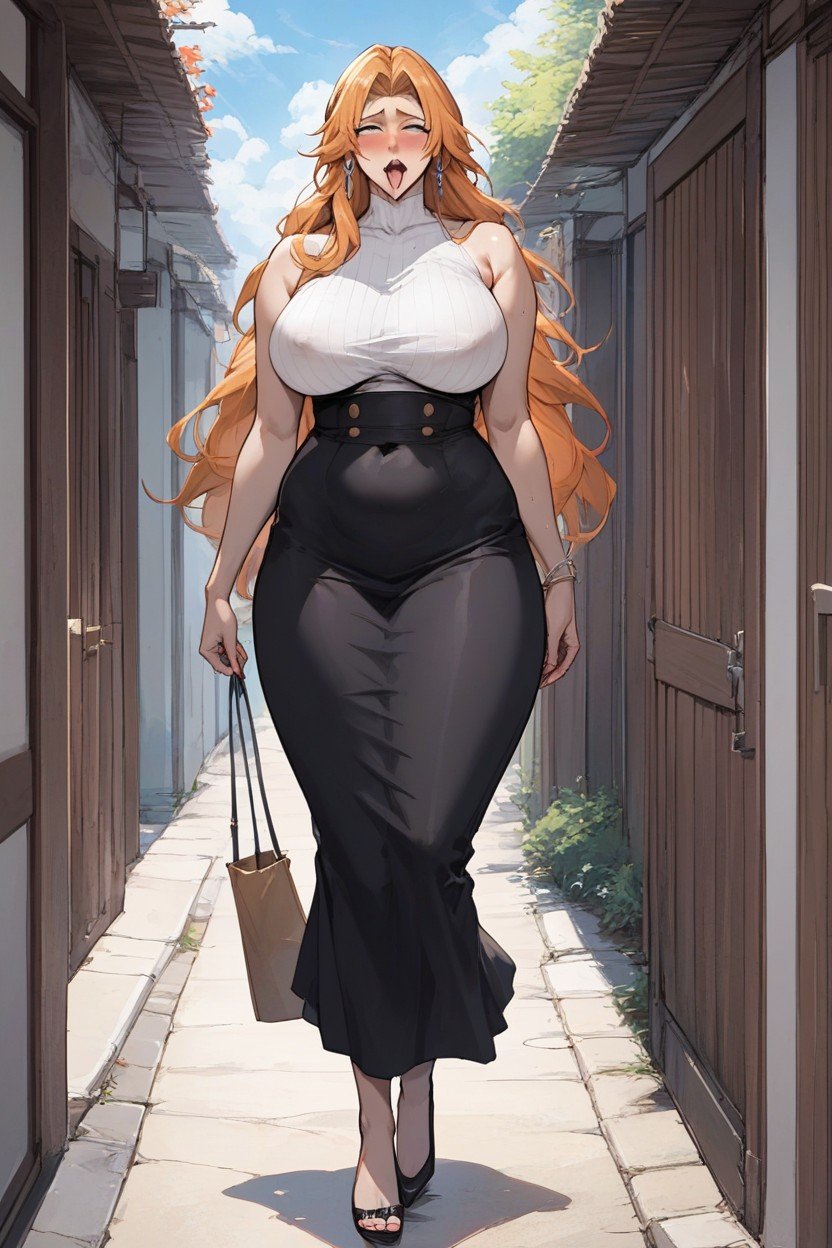 Big Ass, Rangiku Matsumoto From Bleach, Big Boobs Pornografia de IA