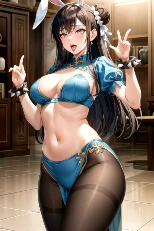 Ahegao, Bunny Costume, Belly Dancer AI Porn