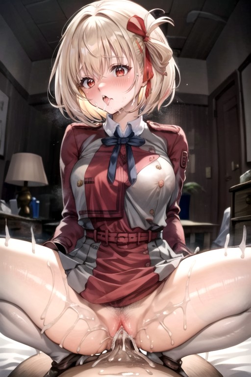 Chisato Nishikigi (lycoris Recoil), Vaqueira, Embaraçada Hentai IA pornografia