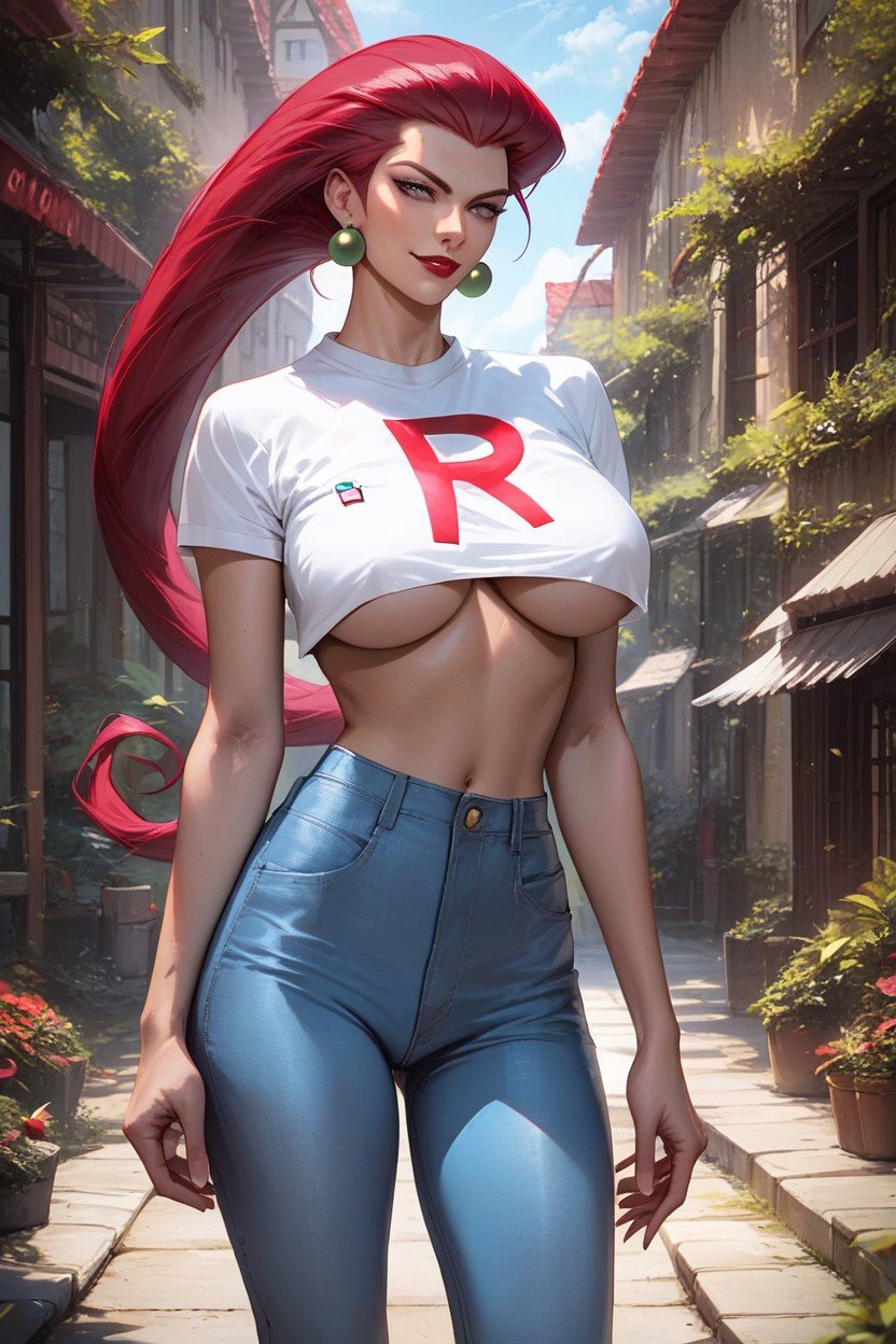 Immersive, Narrow Waist, Jessie From PokemonAI黃片