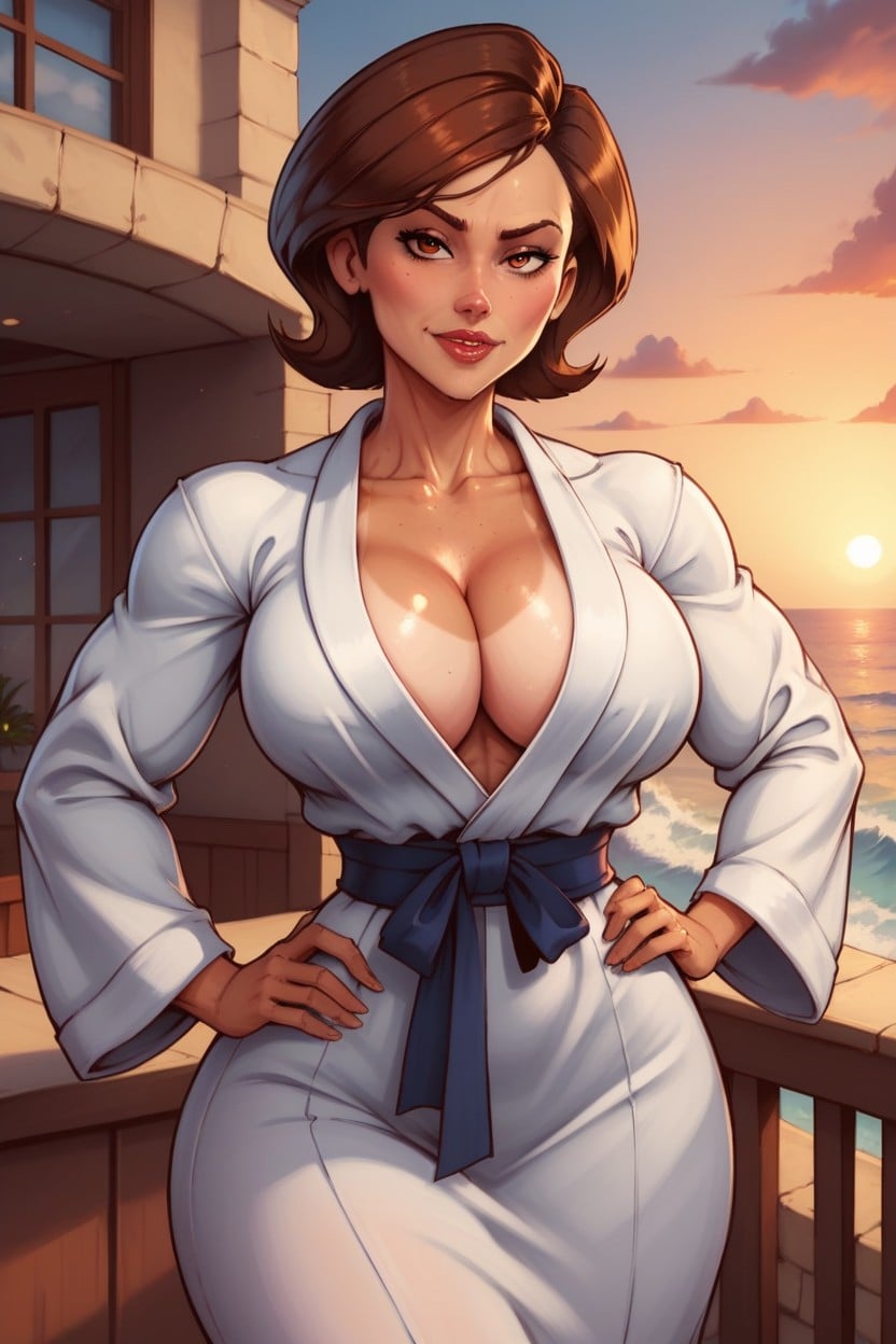 Hdr, Form Fitting Clothes, Massive Ass AI Porn