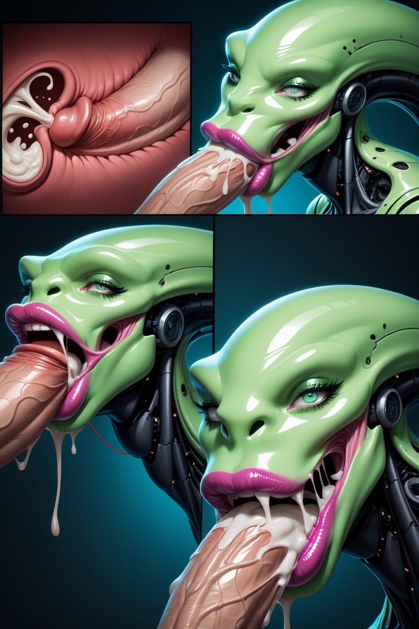 Dick Transformation, No Face Just Lips, Lip Expansion AI Porn