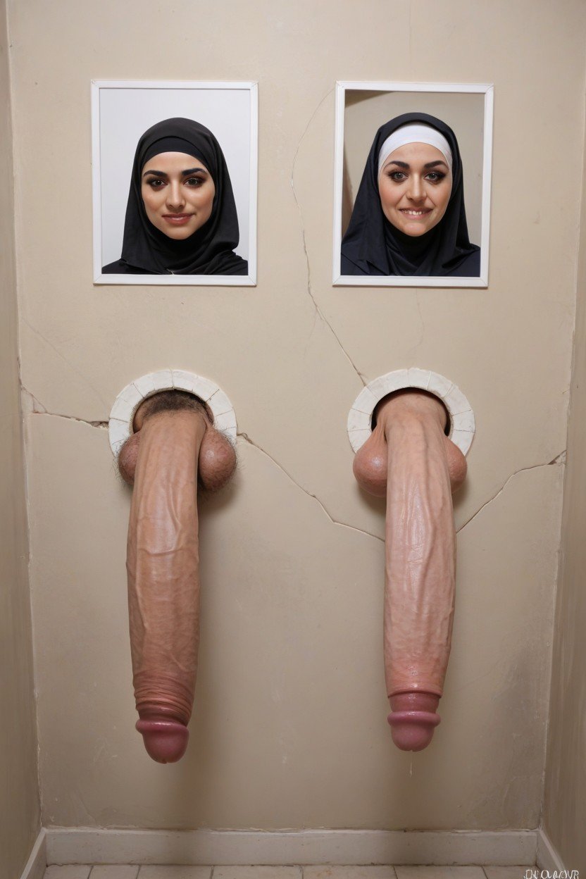 Hairy Cock, Indoor, HijabPorno IA de transexuales