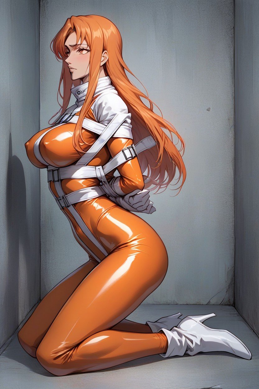 Prison Cell, Arms Behind Back, Massive Ass Hentai AI Porn