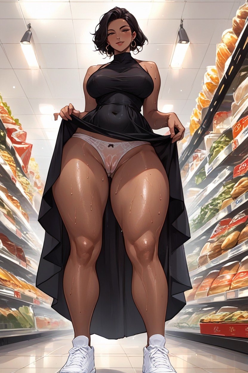 Hyper Thighs, S, African FemaleAIポルノ