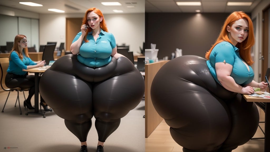 Hyper Fat Legs, Mega Wide Hips, Mega Wide Hips AI Porn