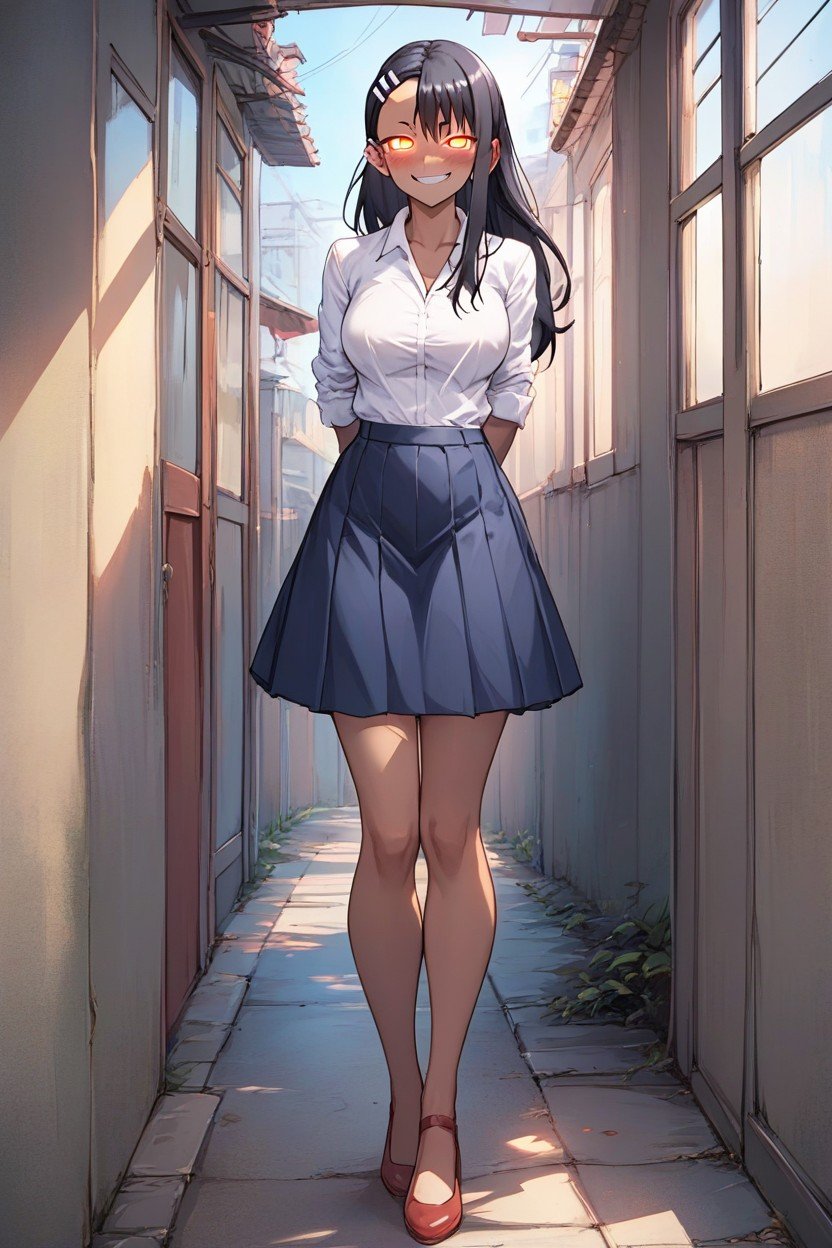 Skirt, Hayase Nagatoro From Dont Toy With Me, Full Body AI Porn