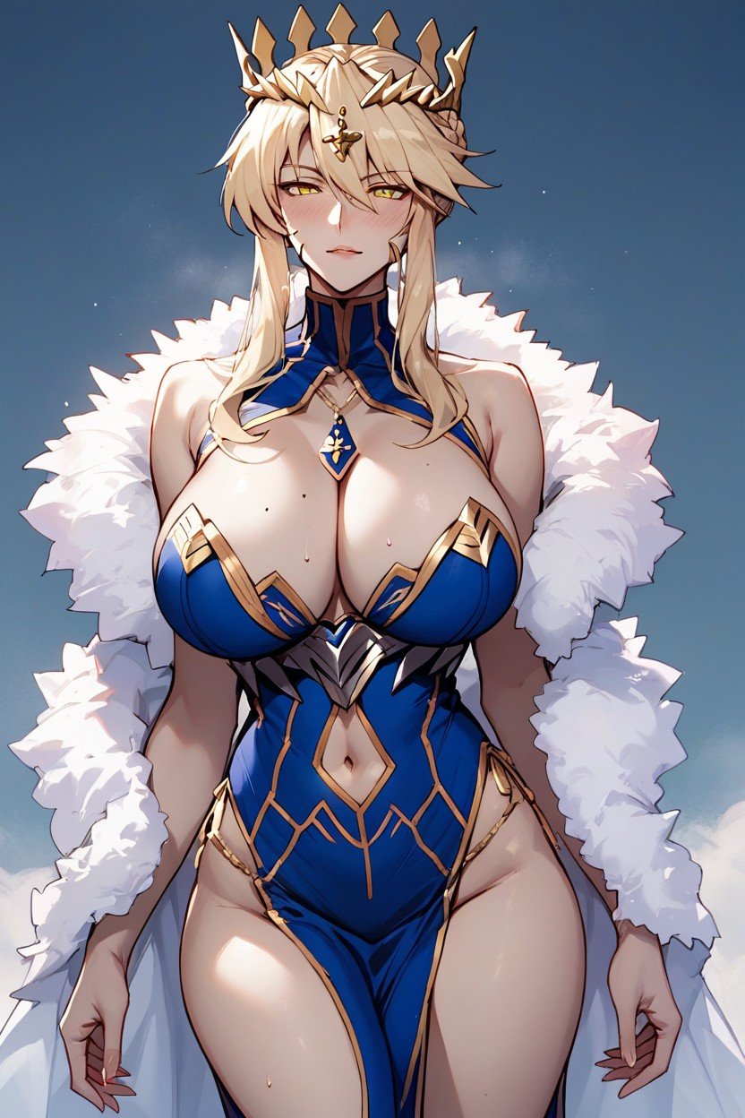 Artoria Pendragon Lancer From Fate Grand Order Фурри AI порно