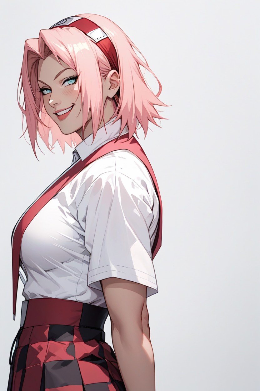 得意的表情, 模特姿势, Haruno Sakurafrom NarutoAI黃片