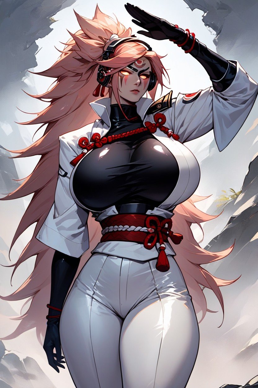 Fones De Ouvido, Massive Ass, Baiken Pornografia de IA