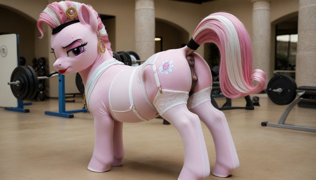 Suado, Elegant Pony, Collant Pornografia de IA