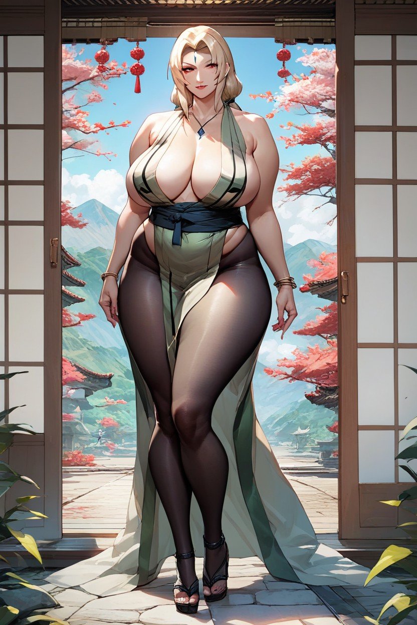 Milf, Revealing Clothes, Tsunade From NarutoAI黃片