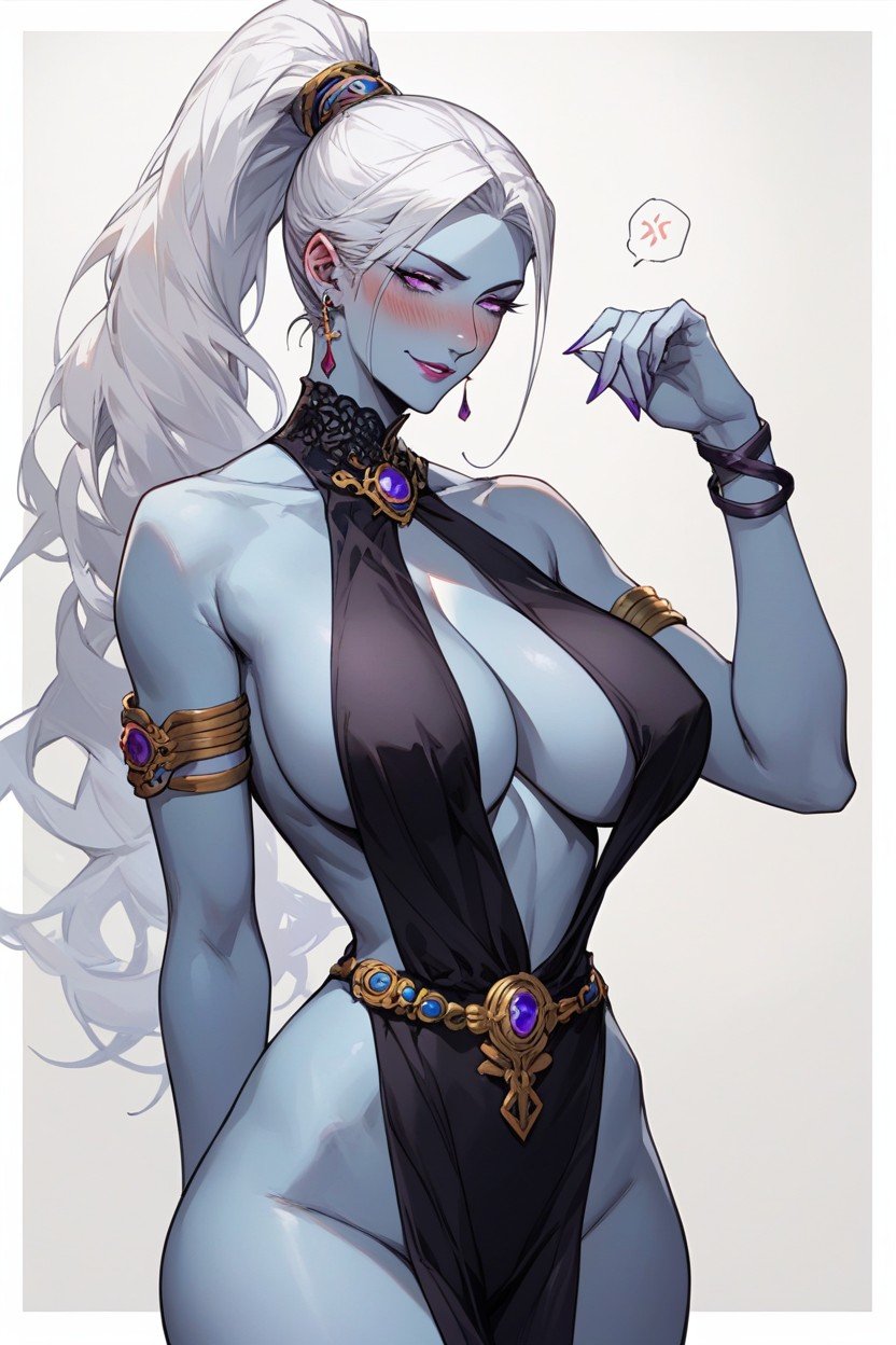 White Hair, Angel From Universe, Horny Furry AI Porn