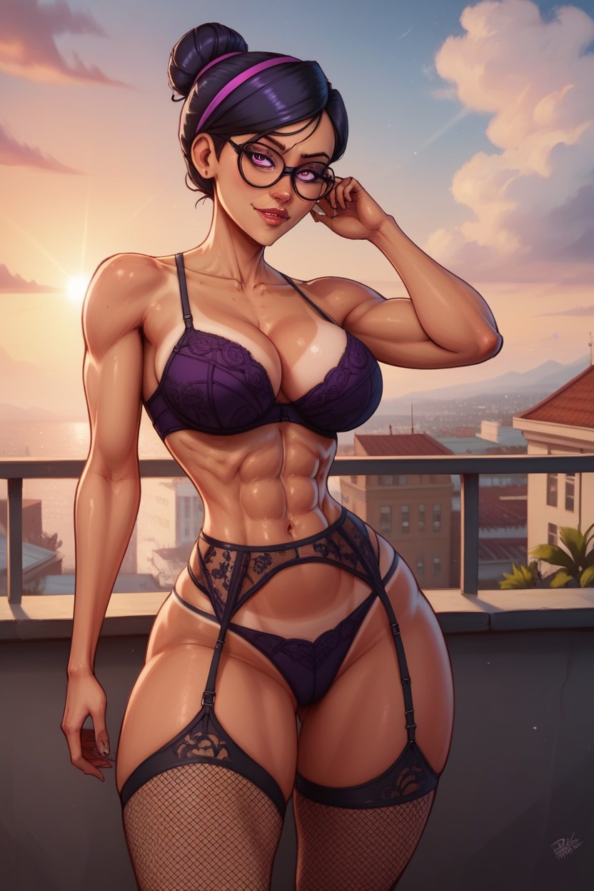 Close Up, Fit, Brokeh AI Porn