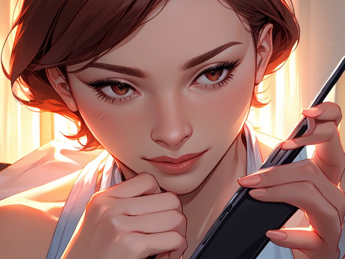 Helen Parr, Close Up On Phone, Woman's Hand Reaching For PhoneAI黃片