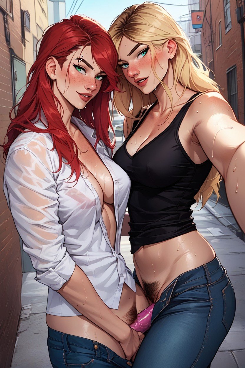 Lesbian Sex, En Sueur, Mary Jane From SpidermanPorno IA