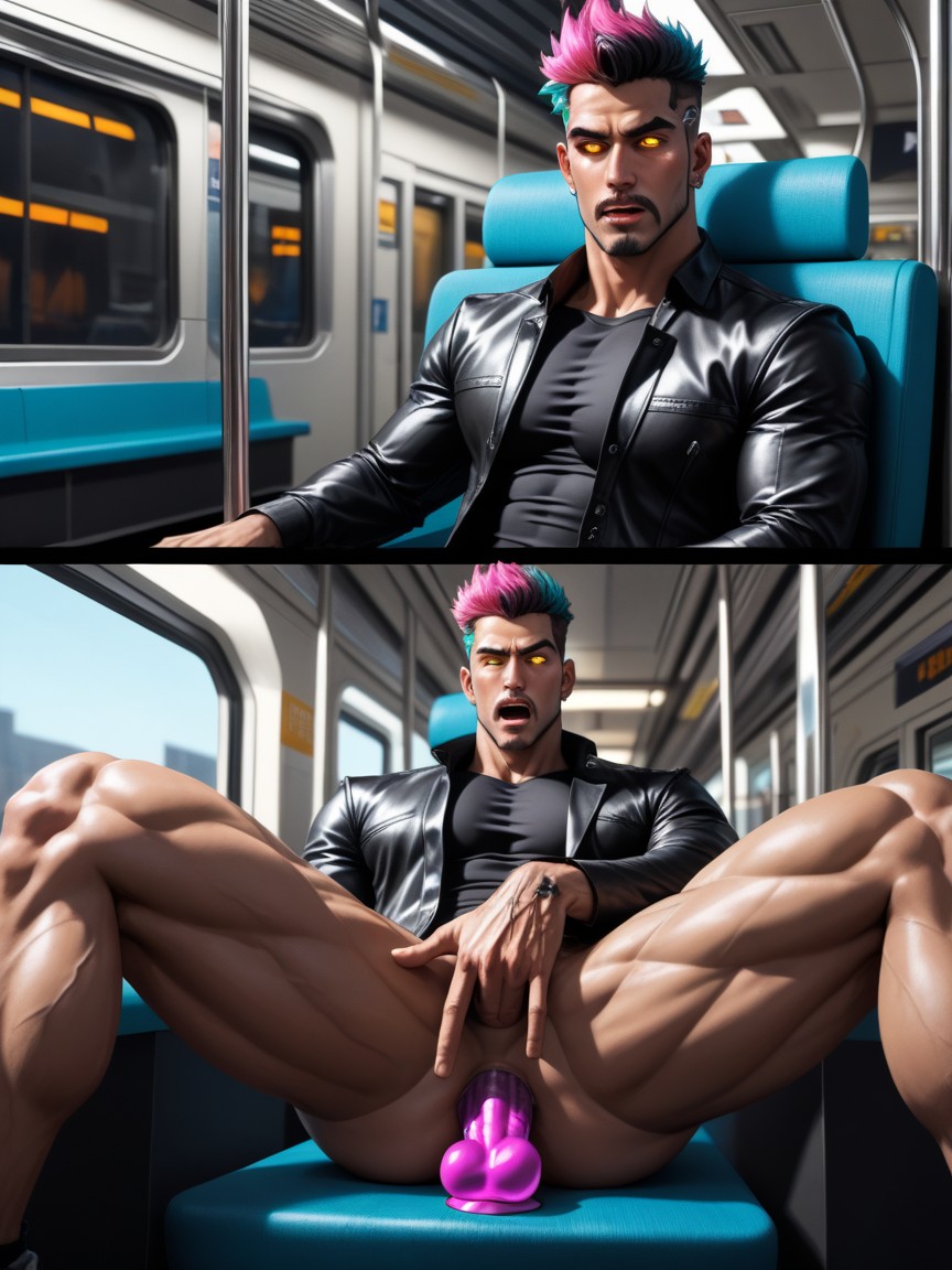 Shocked, Bodyswap, Translucent Skin AI Gay Porn