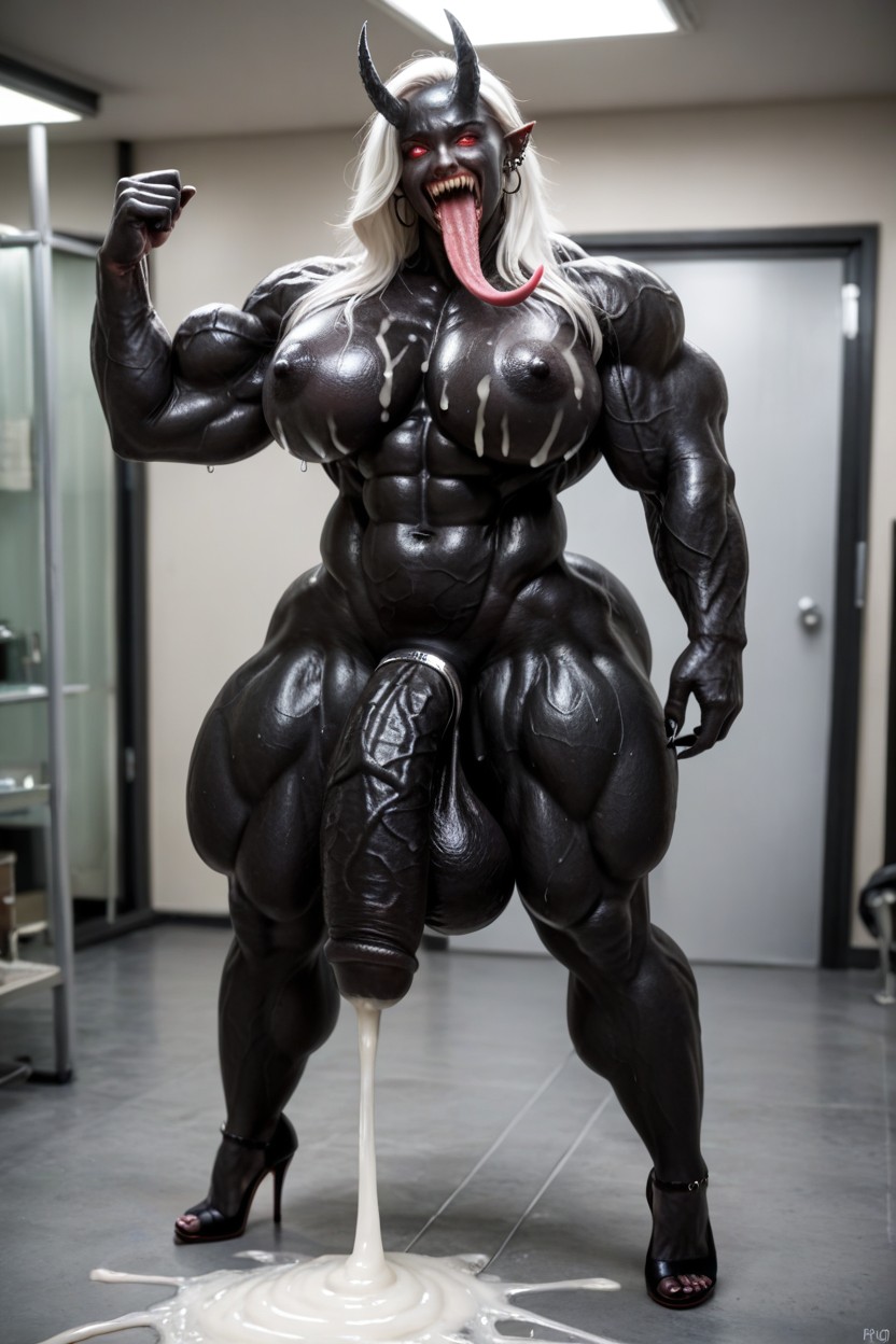 Body Transformation Venom, Muscle Growth Experiment, Gigantic Balls人妖AI色情