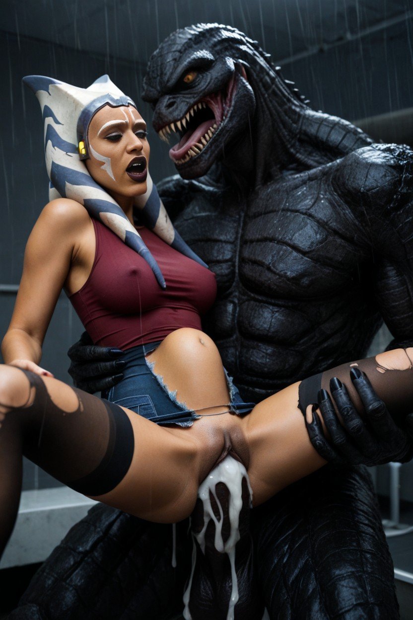 Horror Scene, Horror Monster, Hulking Monster Sex AI Porn