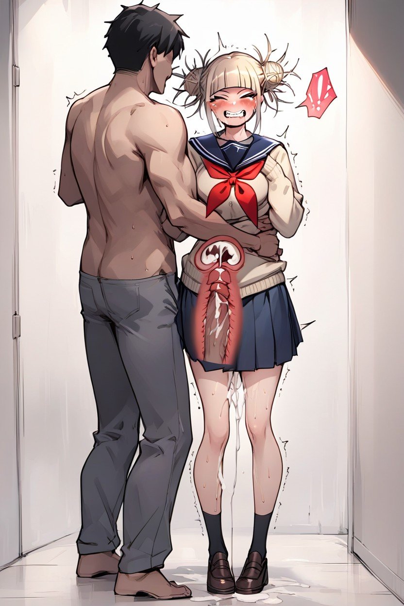 Himiko Toga, Pussy Gushing Many Liquid, 오르가슴헨타이 AI 포르노