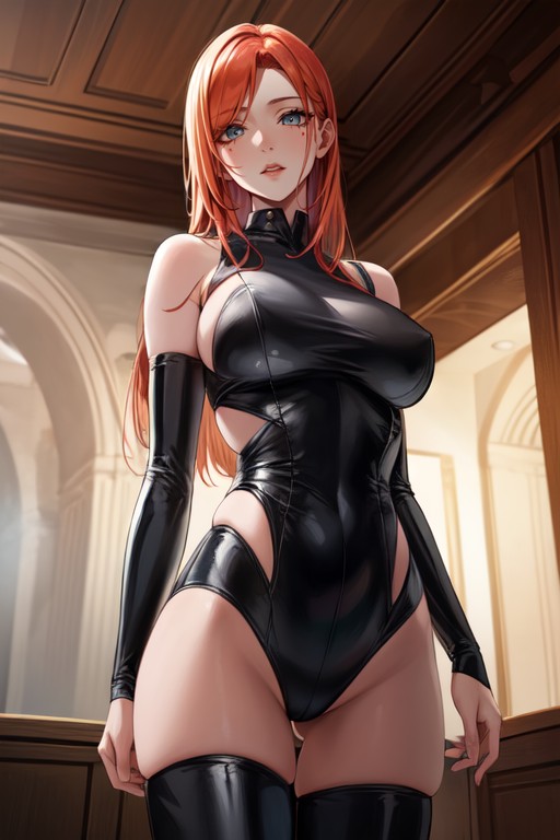 Waist, Hypnotized, Wearing Thigh High Latex BootsPorno AI Hentai