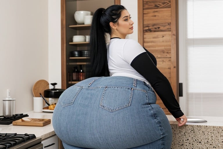 Fully Clothed, Realistic Lighting, Extra Thick Bbw AI Porn