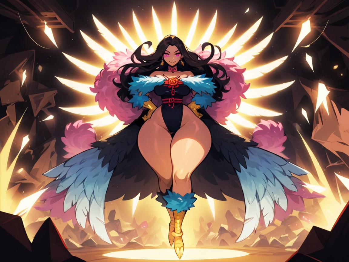 Arms Crossed, Wide Ass Cheeks, Large Ass AI Porn