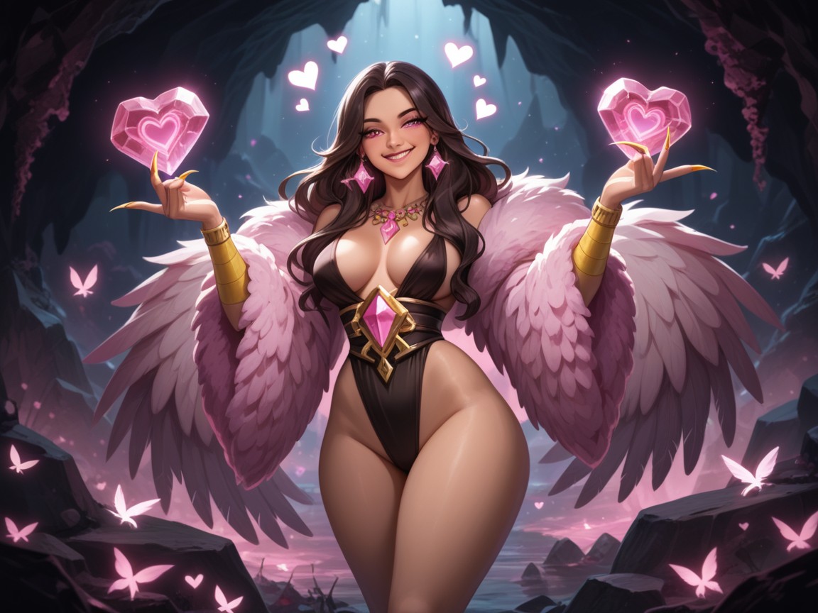 Ultra Detailed, Abdomen, Mounds Of Pink Gems Hentai AI Porn