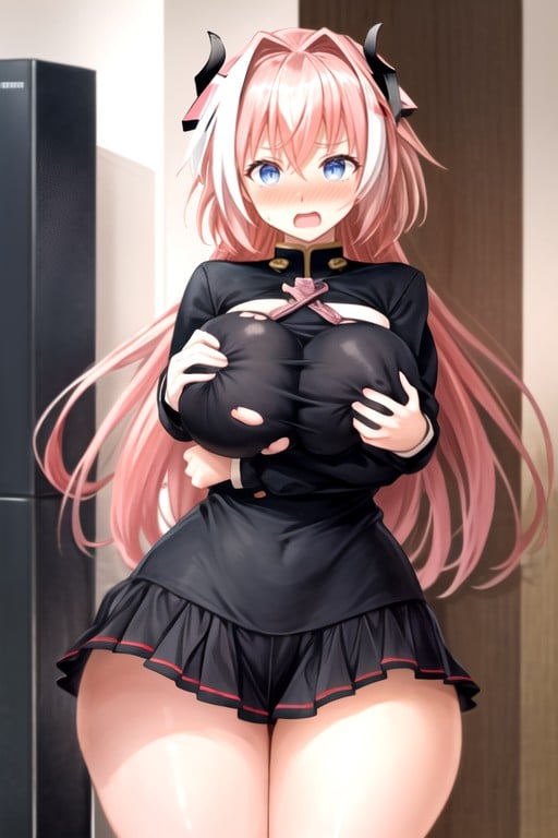 Astolfo, Thick Thighs, 極端なボトムヘビーヘンタイAIポルノ