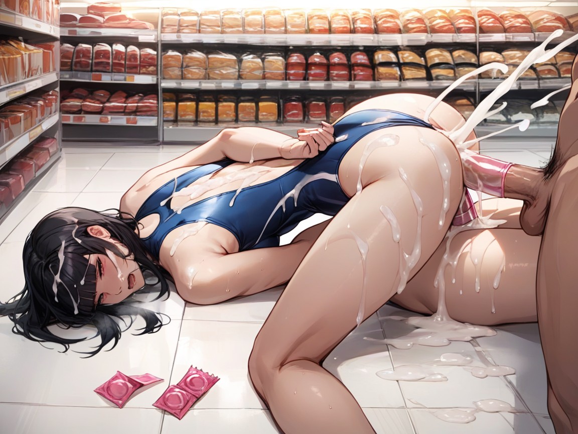 Sad, Side View, Swimsuit AI Porn
