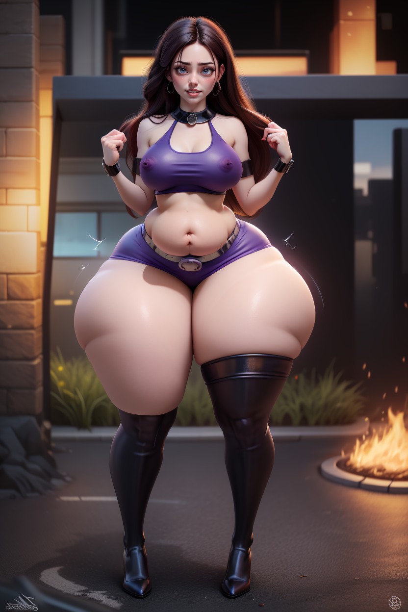 Squirting Pussy, Hanged Hands, Extremely Hyper Creampie Oozing Out Hentai AI Porn