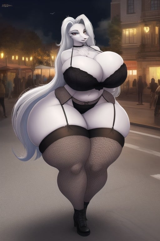 Senos Falsos, Ssbbw, Medias De RedPorno AI Furry