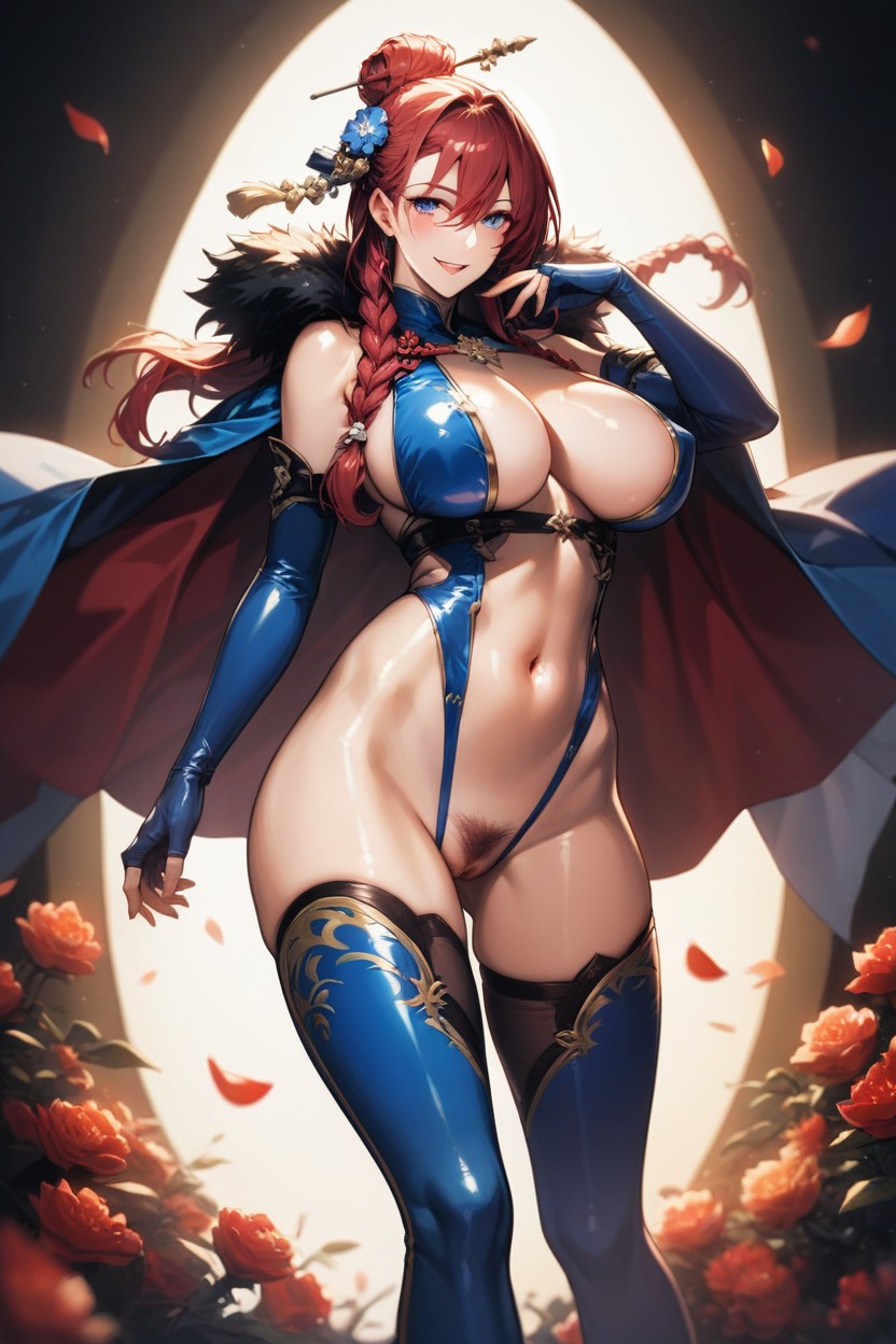 Elbow Gloves, Pov, Breasts Hentai AI Porn