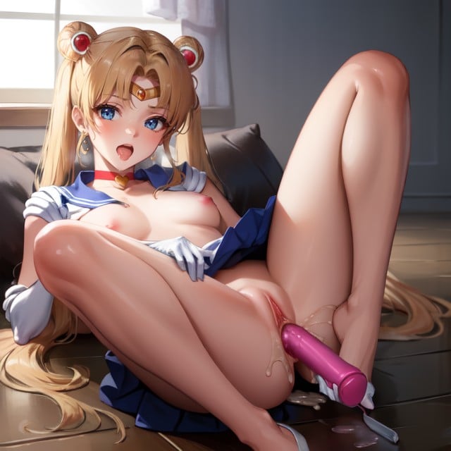 Fully Naked, Pechos Pequeños, Sailor MoonPorno AI Hentai