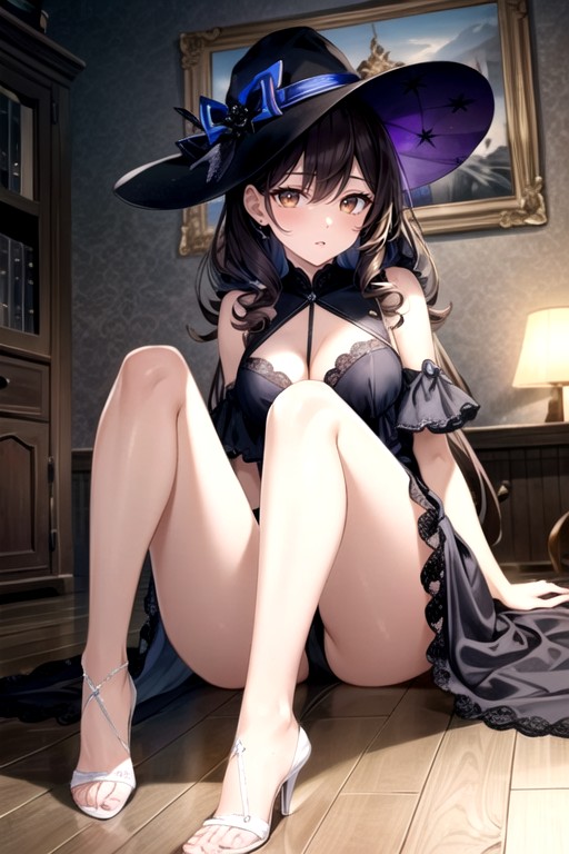 Halloween, Ojos Marrones, Cámara Ojo De PezPorno AI Hentai