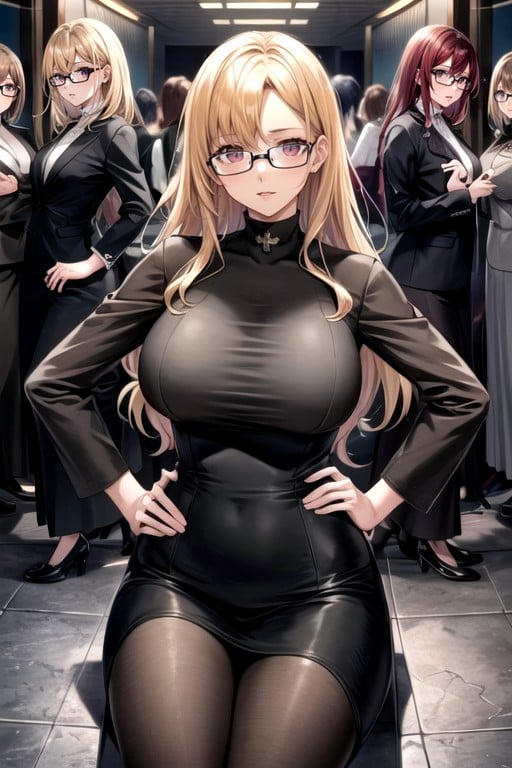 Cheveux Blond, Sumire Yoshizawa (persona), HaremPorno IA Hentai