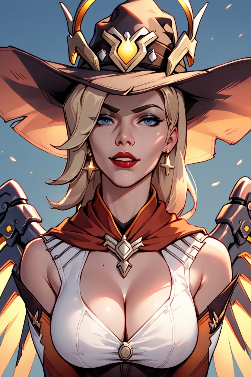 Witch Mercy From Overwatch AI同性恋黄片