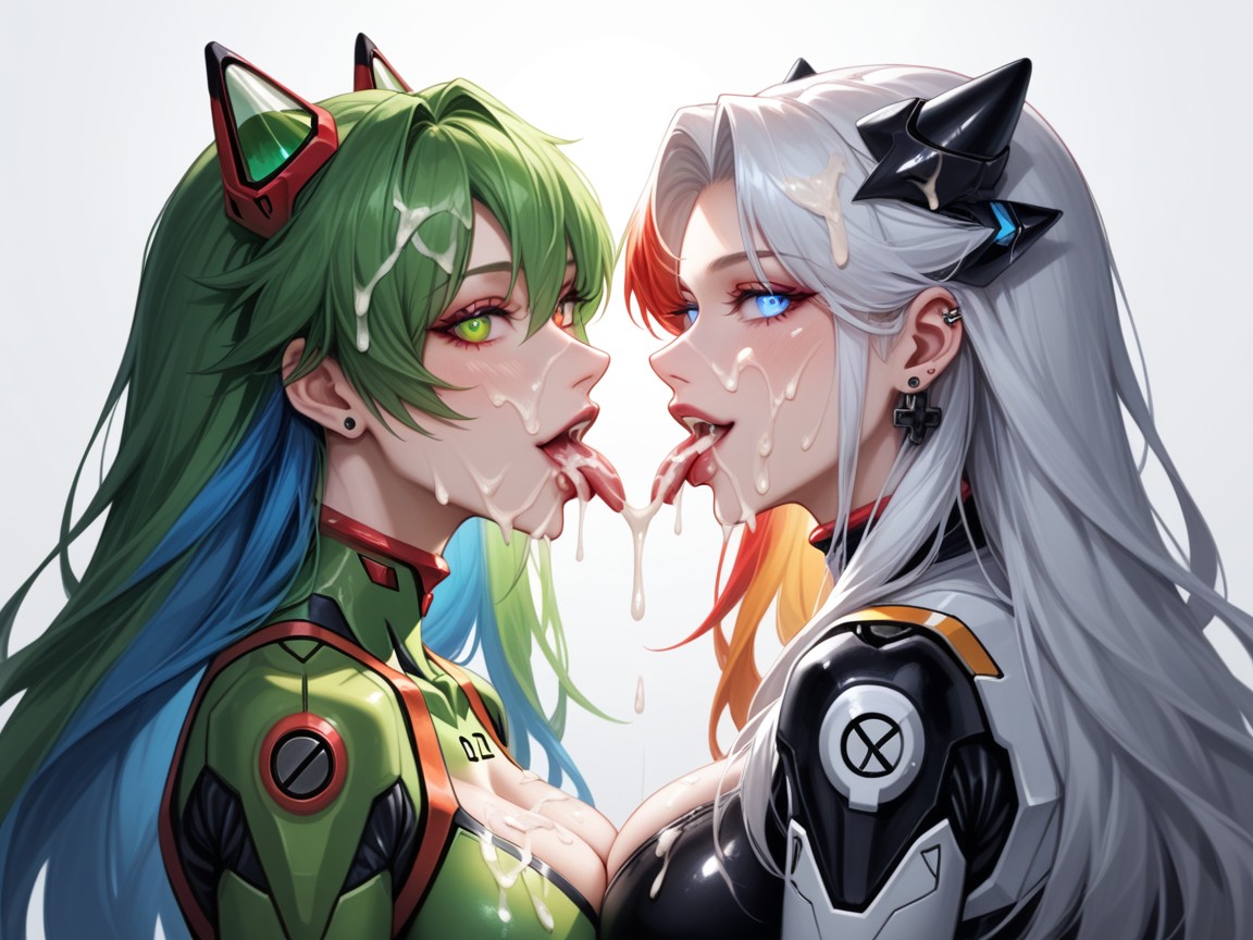 Tongue Out, Doggystyle, Groping Hentai AI Porn