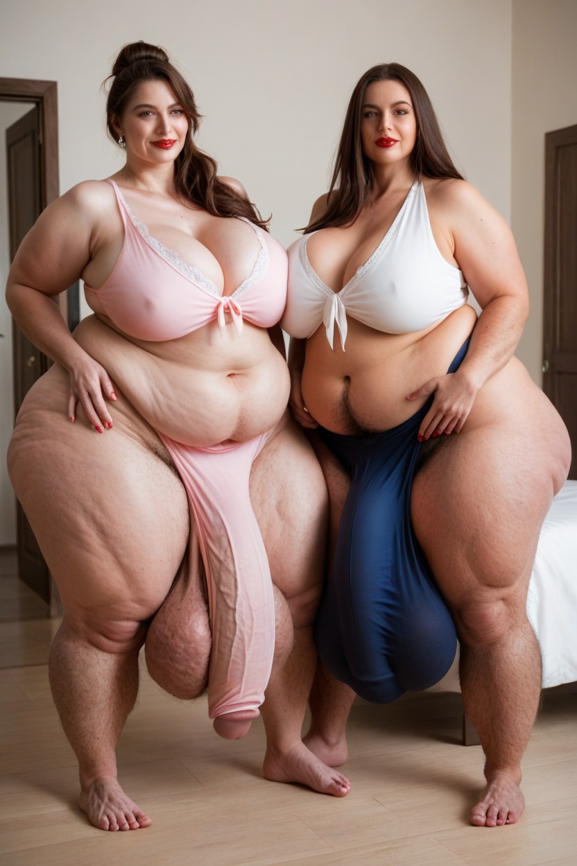 Pubic Hair, 60+, Hair Down Shemale AI Porn