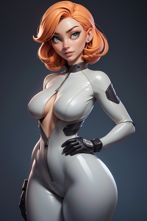 Confident, Thick Thighs, Pixie Hair AI Porn
