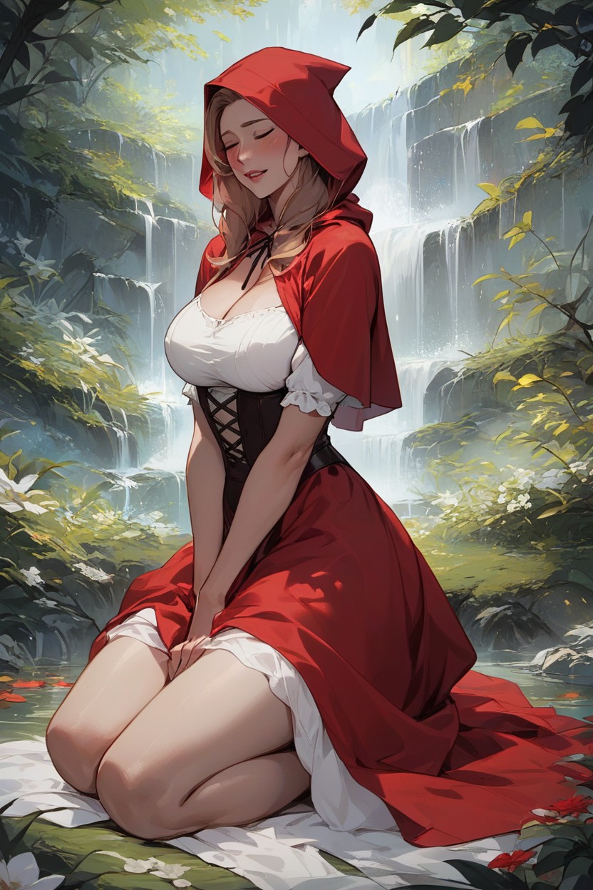 Sueca, De Rodillas, Red Riding HoodPorno AI