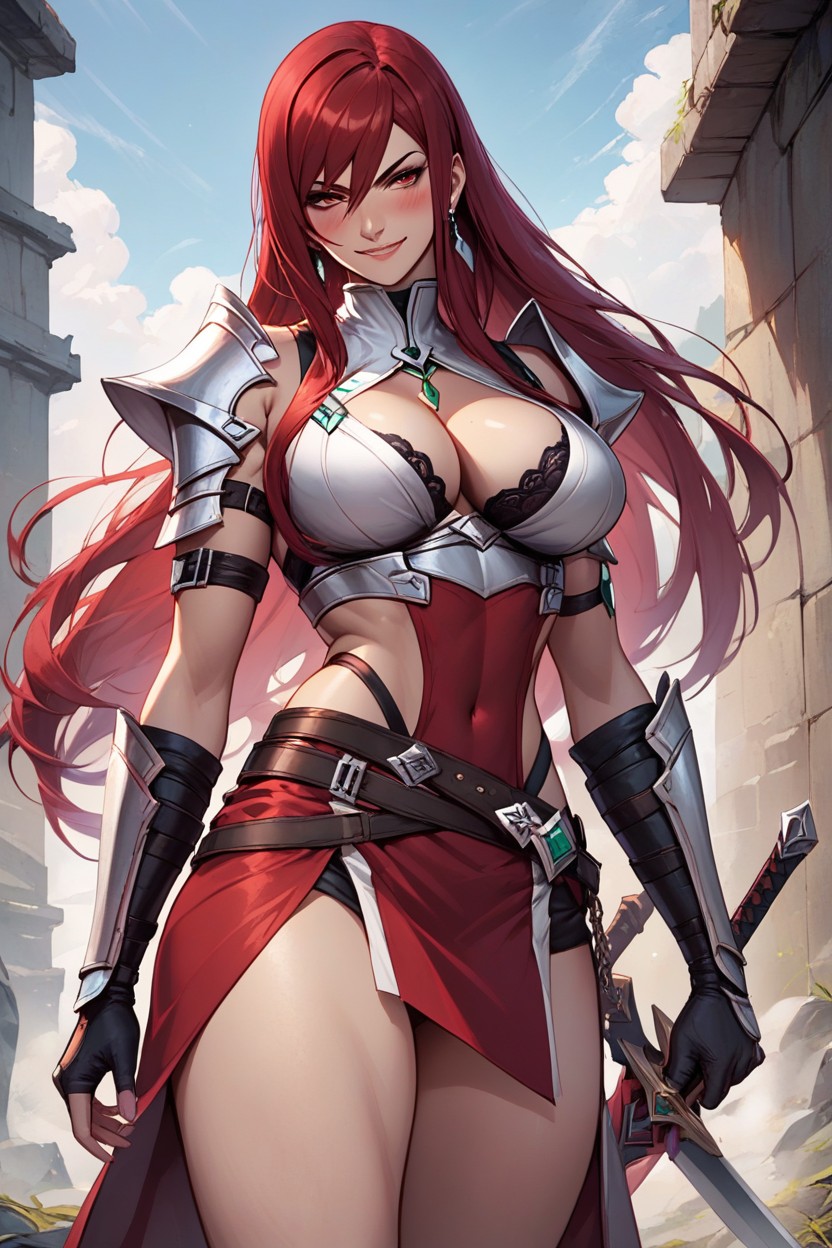 Have A Sword, Big Breasts, 가슴골AI 포르노