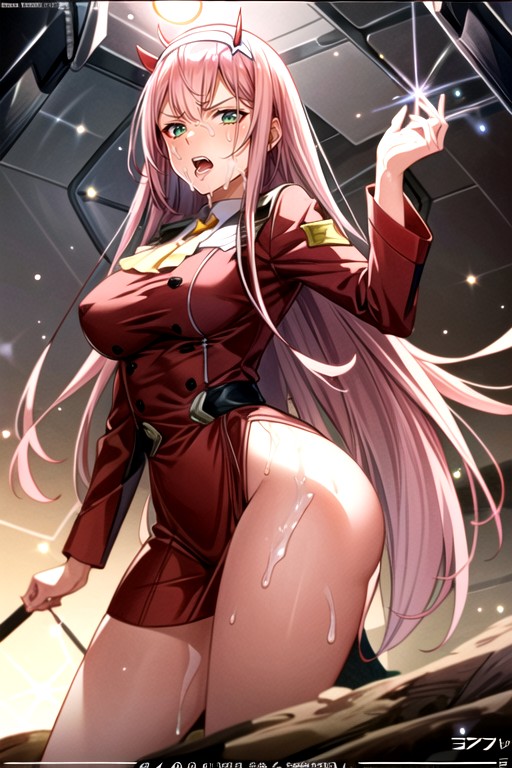 Zero-two (darling In The Franxx), Model, Cumshot AI Porn