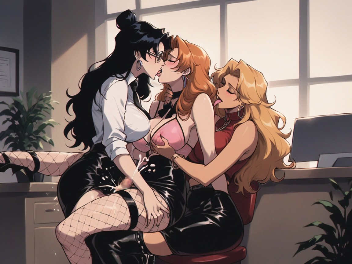 Kissing, Full Body, Big Ass Hentai AI Porn